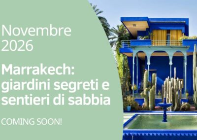 Marrakech, giardini segreti e sentieri di sabbia