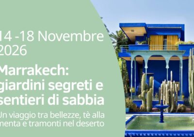 Marrakech, giardini segreti e sentieri di sabbia