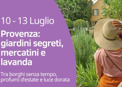Provenza: giardini segreti, lavanda e brocante